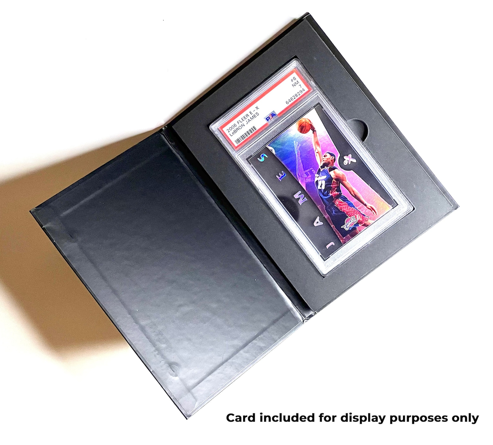 PSA Slab Card Shipper for Trading Cards Matte Black Biodegradable