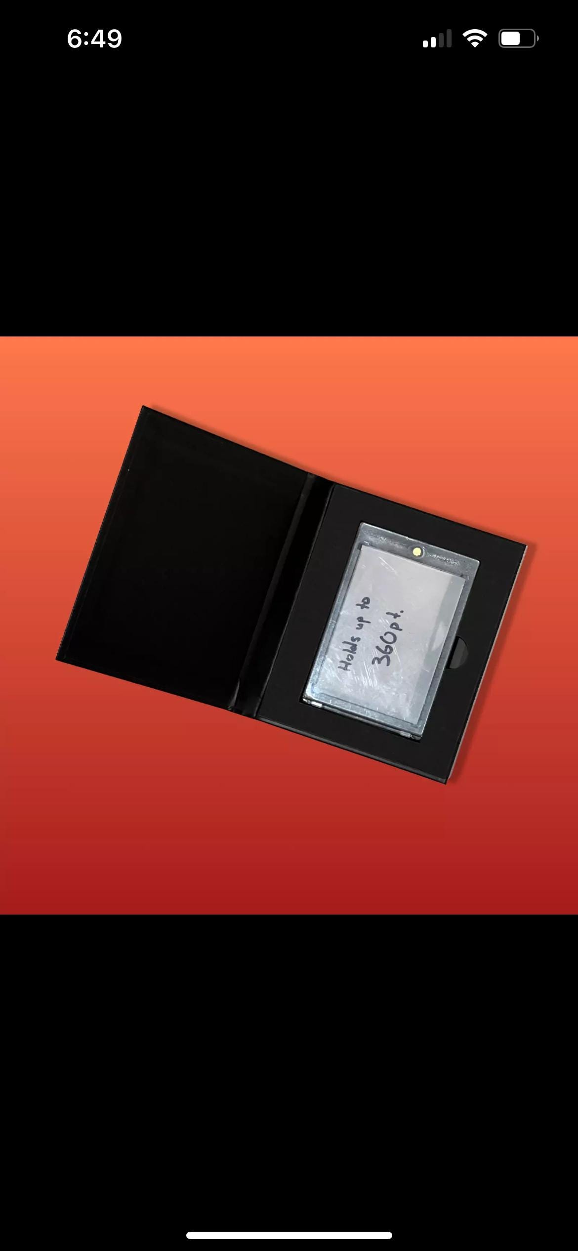 Magnetic One Touch Shipper for Trading Cards - holds up to 360pt