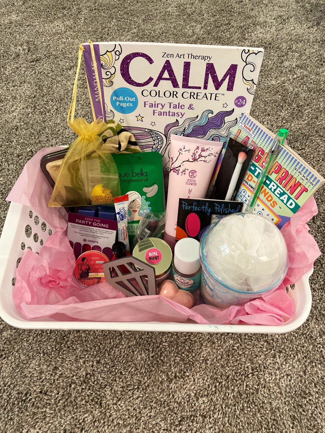Self Care Basket Etsy
