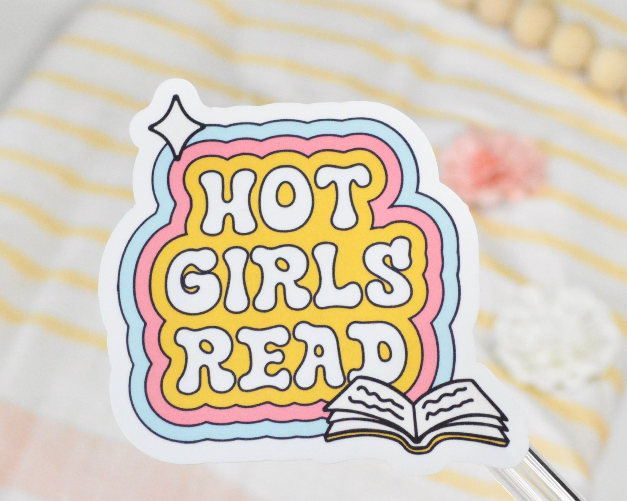 Book Aesthetic Loving To Read Sticker for Sale by Scriblez