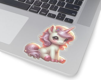 Cute Baby Unicorn | Kiss-Cut Stickers | Fantasy Animal Horse Stickers