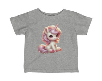 Baby Unicorn | Infant Fine Jersey Tee | Cute T-Shirt