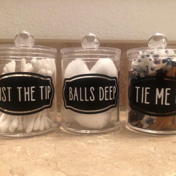Funny Bathroom Jars - Etsy