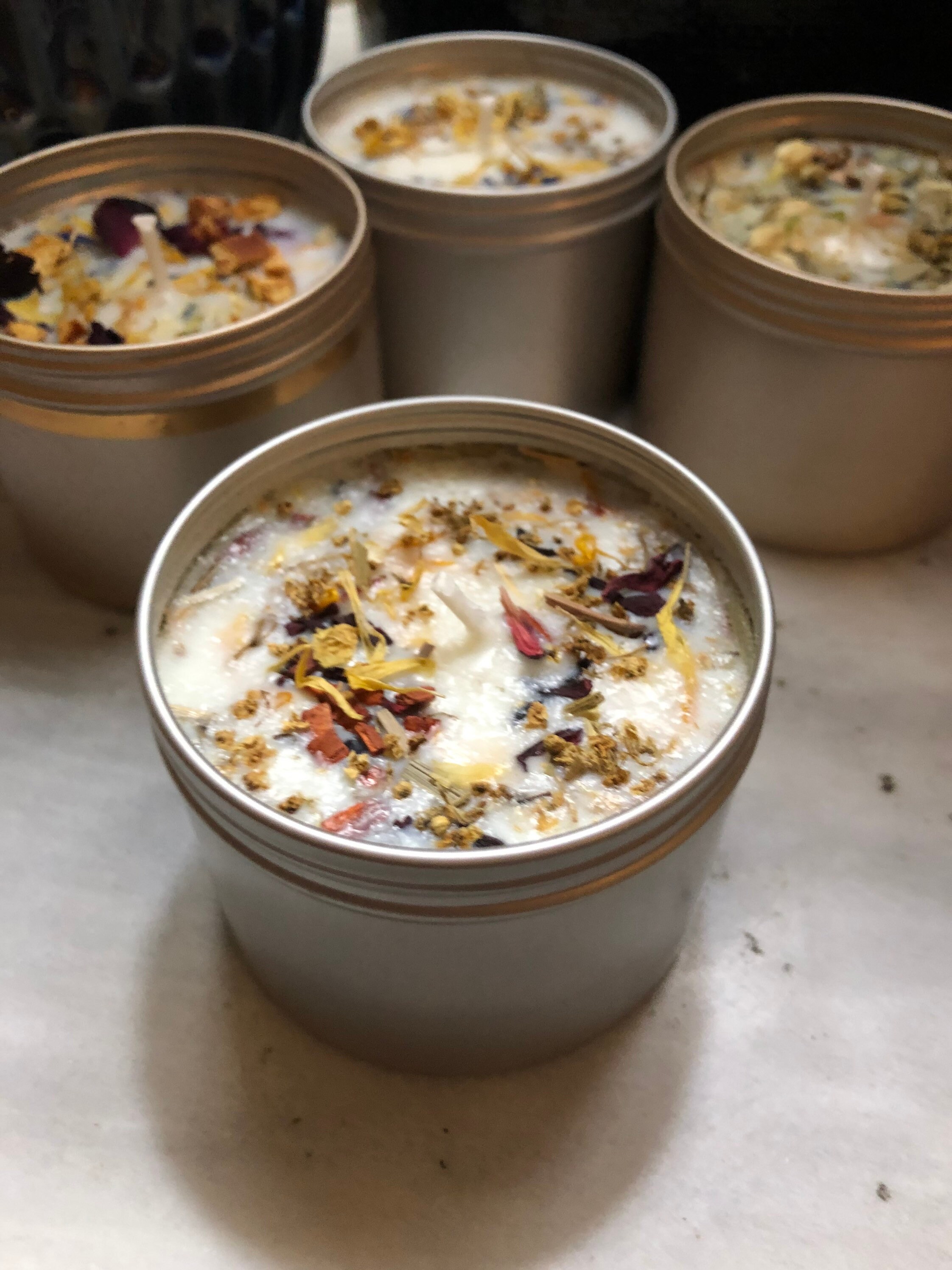 Happiness Potion Candle 4 oz Jar Charged Gem Candles Etsy