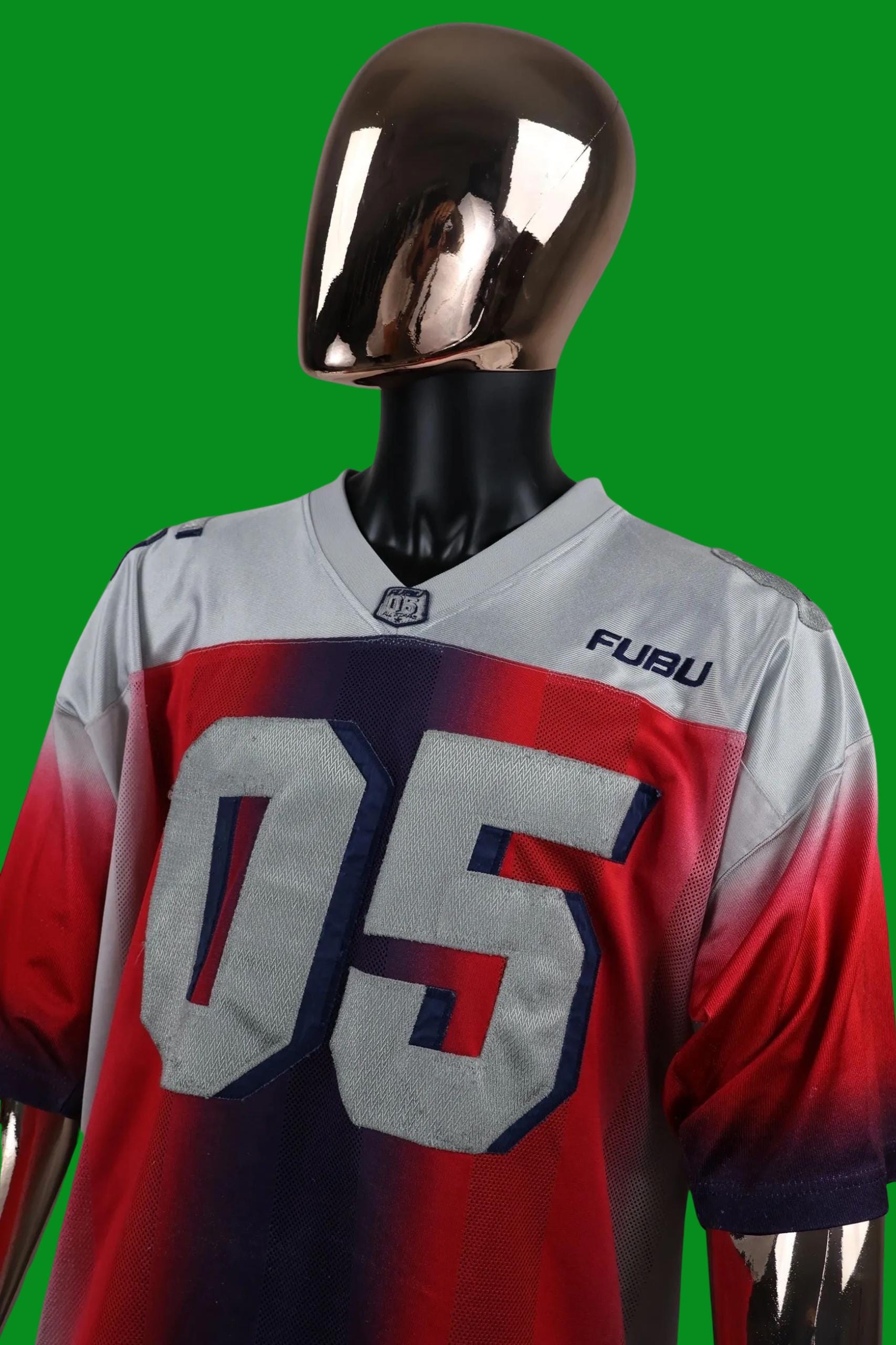 VTG FUBU Sport 05 Football Jersey Blue Red White Champions Y2K - Etsy