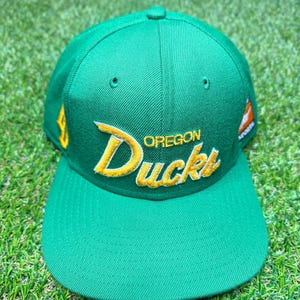 VTG Nike Two Tone Script Oregon Ducks 1990s Adjustable Snapback
