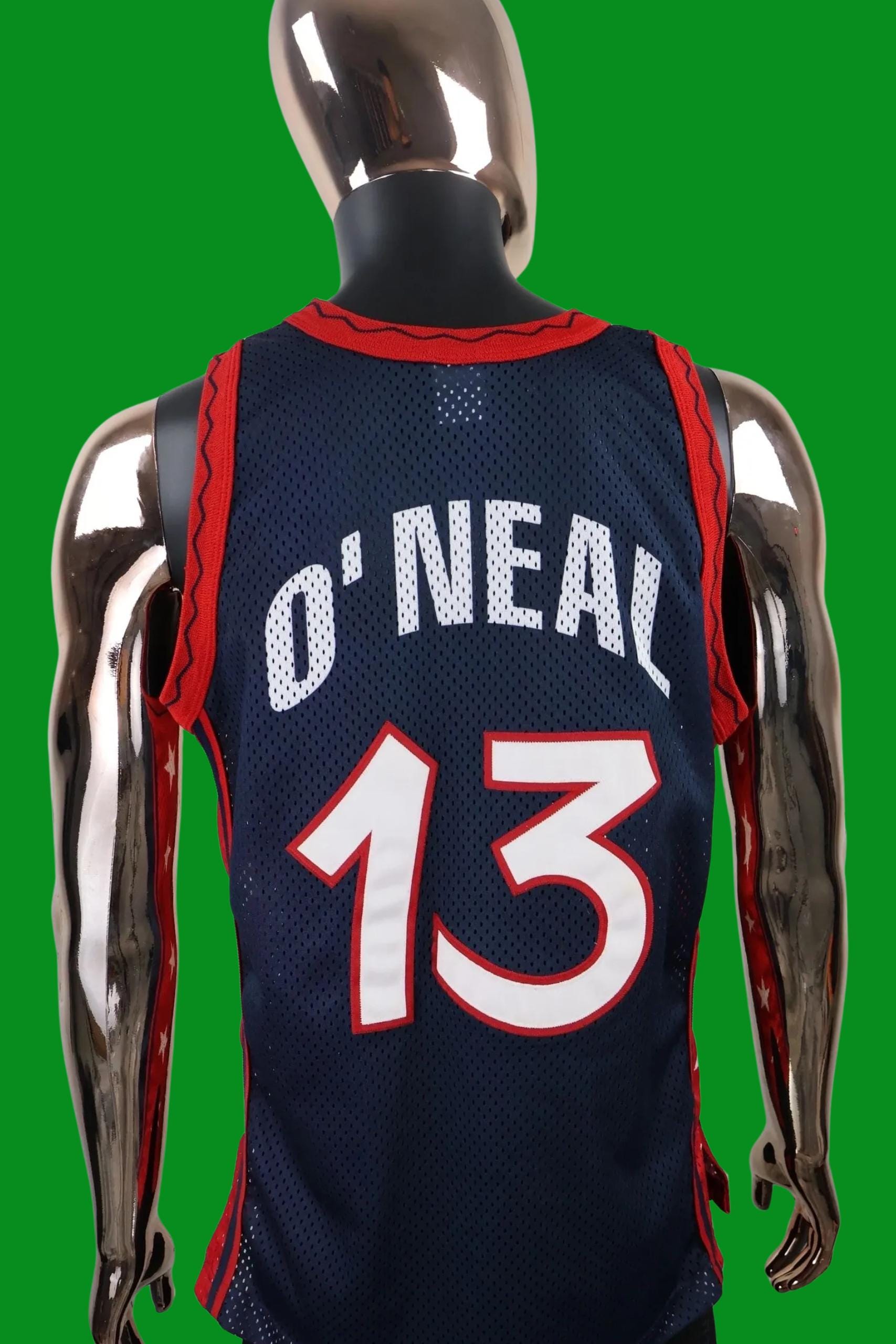 VTG Champion Shaquille O'neal #13 USA Dream Team II Jersey Sewn