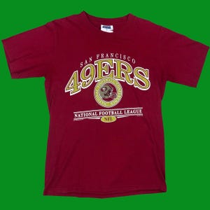 VTG 90er Jahre San Francisco 49ers NFC Helm CUSA Tee