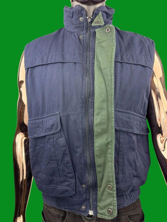 VTG North Bay LTD Canvas Utility Vest – Warm Insulated Outdoor Workwear View 3