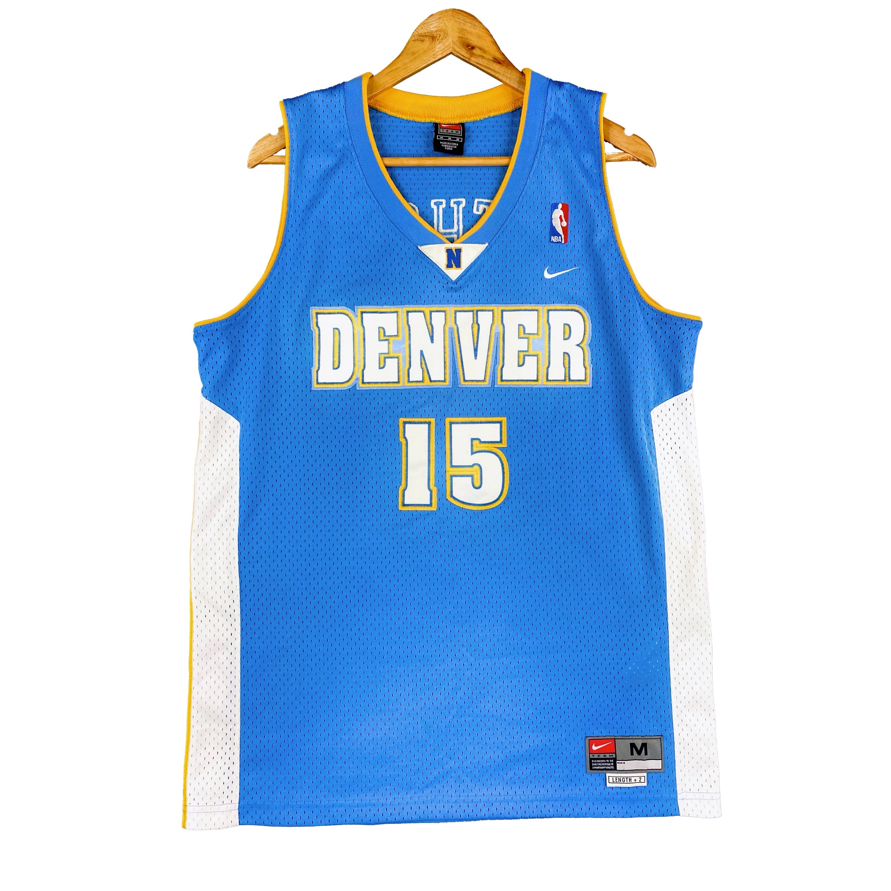 Champion Vintage 90s Denver Nuggets #15 Carmelo Anthony jersey NBA