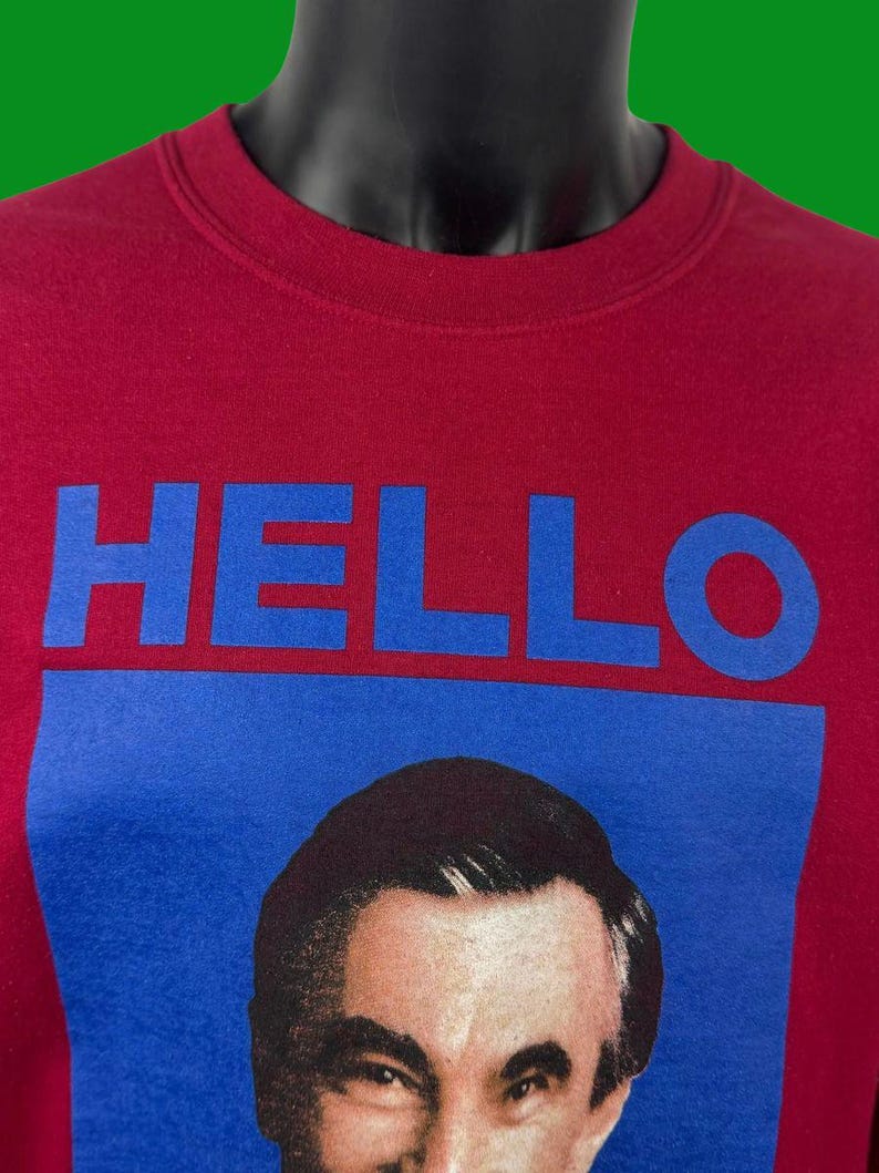 VTG Mister Rogers 'Hello Neighbor' Sweatshirt mit Rundhalsausschnitt Bild 3