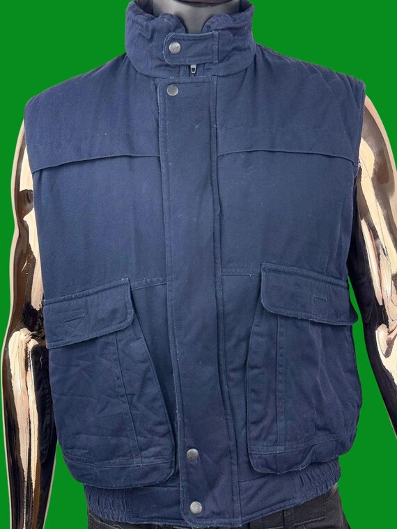 VTG North Bay LTD Canvas Utility Vest – Warm Insulated Outdoor Workwear View 2