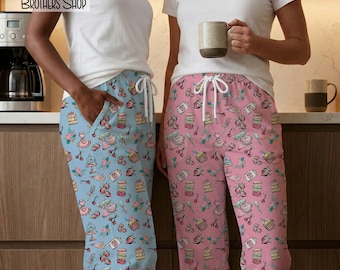 Sweet Dreams Pajama Pants - Baking Treats Loungewear Gift for Her