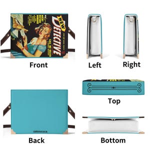 Pulp Fiction Book Purse - Vintage Paperback Novel Crossbody Bag image 6