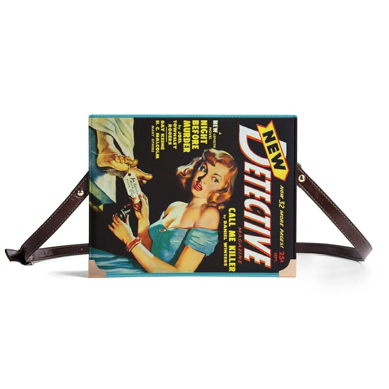 Pulp Fiction Book Purse - Vintage Paperback Novel Crossbody Bag image 2