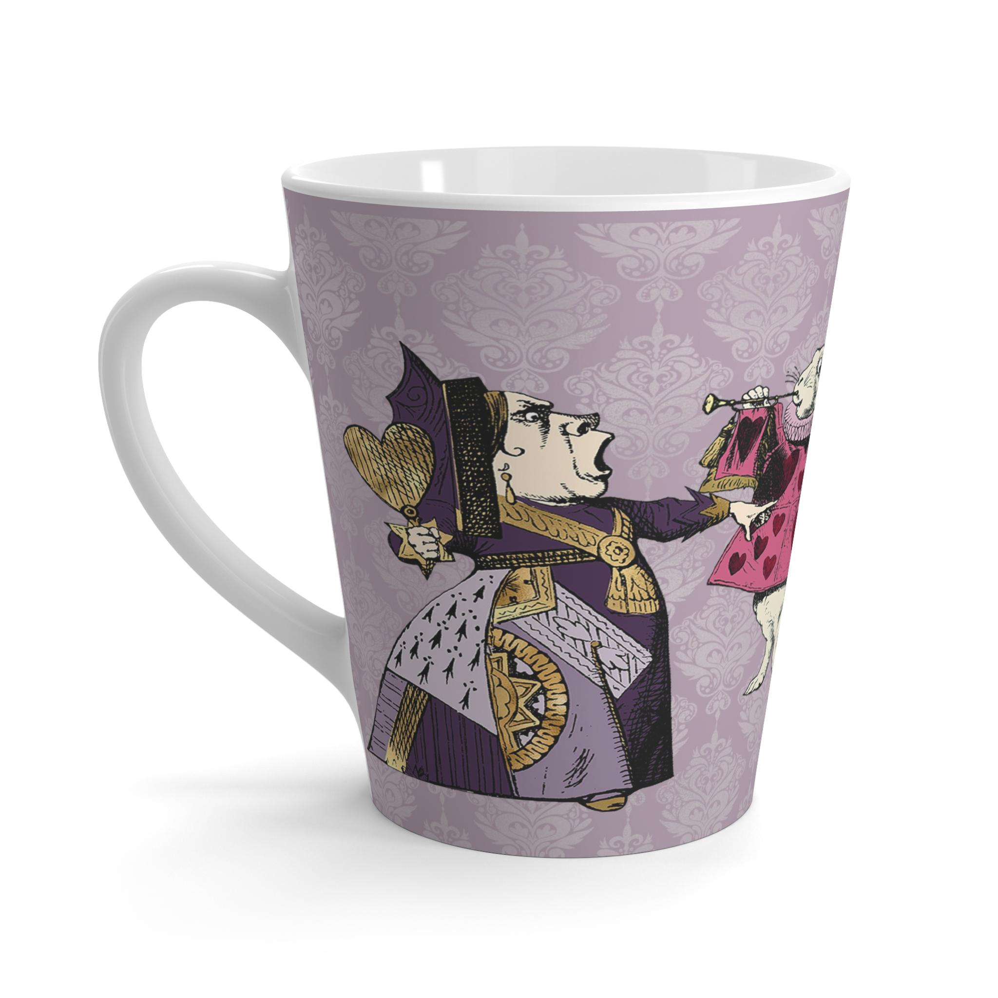 Alice in Wonderland Latte Mug - Whimsical Storybook Coffee Cup - Etsy