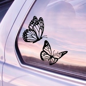Custom Monarch Butterfly Vinyl Sticker | Multiple Colors Available | Free Shipping