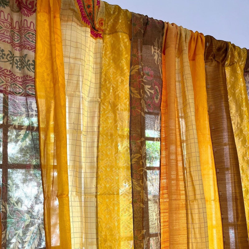 Boho Window Curtains - Etsy