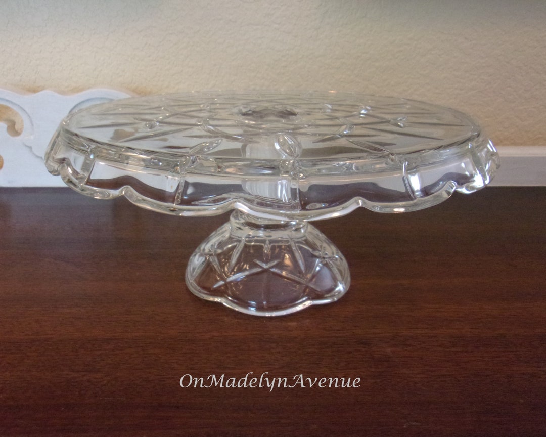Cake Stand, Gorham 1831, Lady Anne, Crystal, West Germany, IOB Etsy