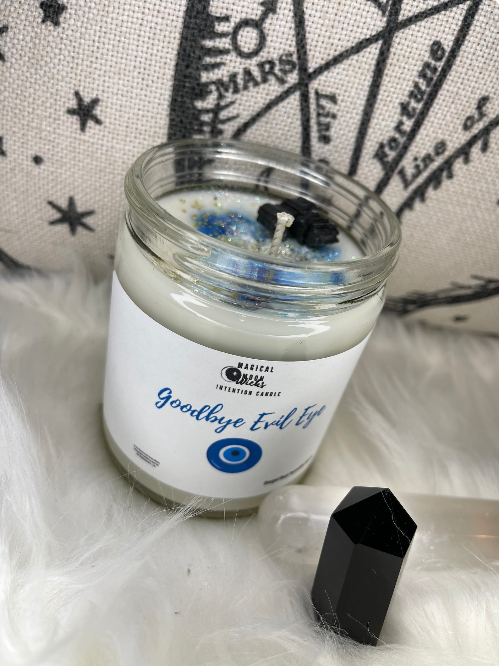 Goodbye Evil Eye Intention Candle Ritual Candle Activated Etsy