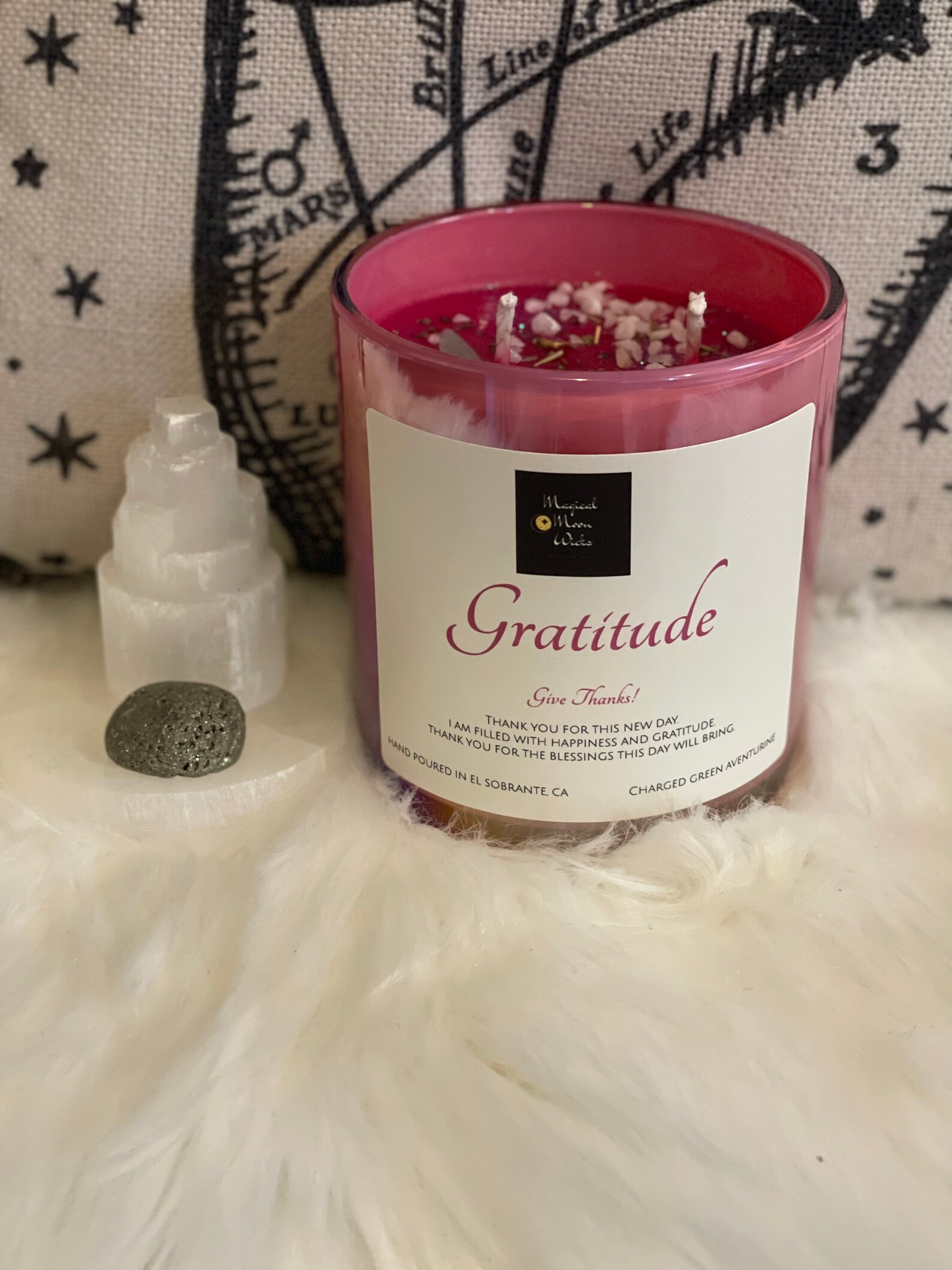 Gratitude Intention Candle Deluxe Etsy