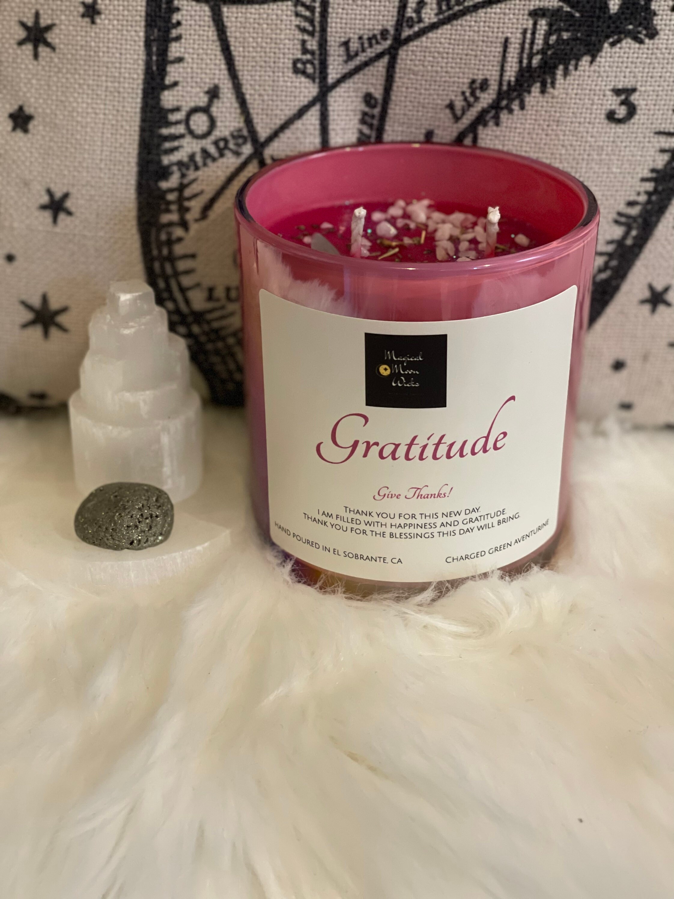 Gratitude Intention Candle Deluxe Etsy
