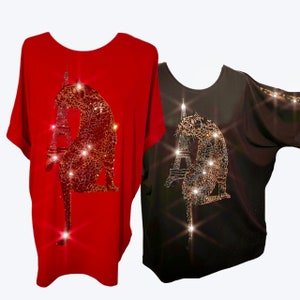 unique T-Shirt with crystal design