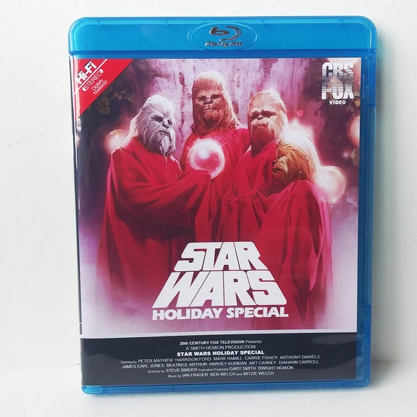 The 1978 Star Wars Holiday Special 1080p and DVD 2-Disc Set Vintage CBS/FOX Set Cover Blu-ray Case