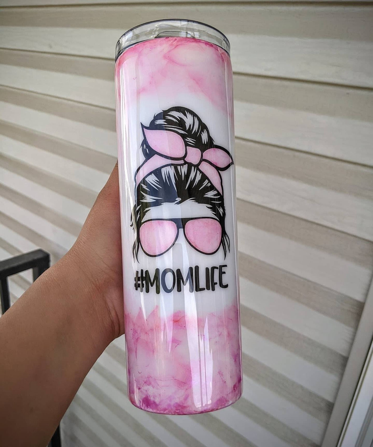 Mom life tumbler mom life custom tumbler 20oz tumbler Etsy