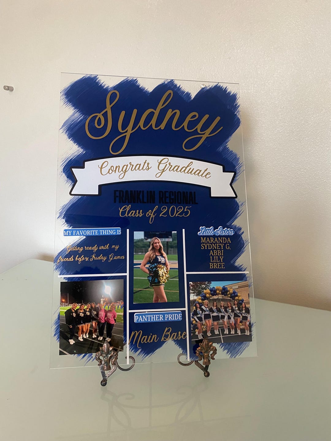 Custom Graduation Acrylic Sign: Senior Year Memories, Class of 2025 - Etsy