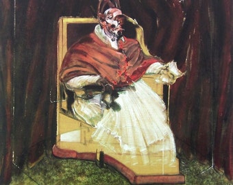 FRANCIS BACON Portrait of Pope Innocent XII 35.5/" x 25.5/" Poster 1995