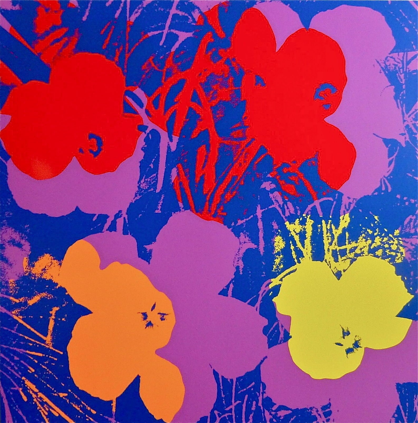 Flowers 66 Sunday B. Morning Silkscreen Andy Warhol Etsy