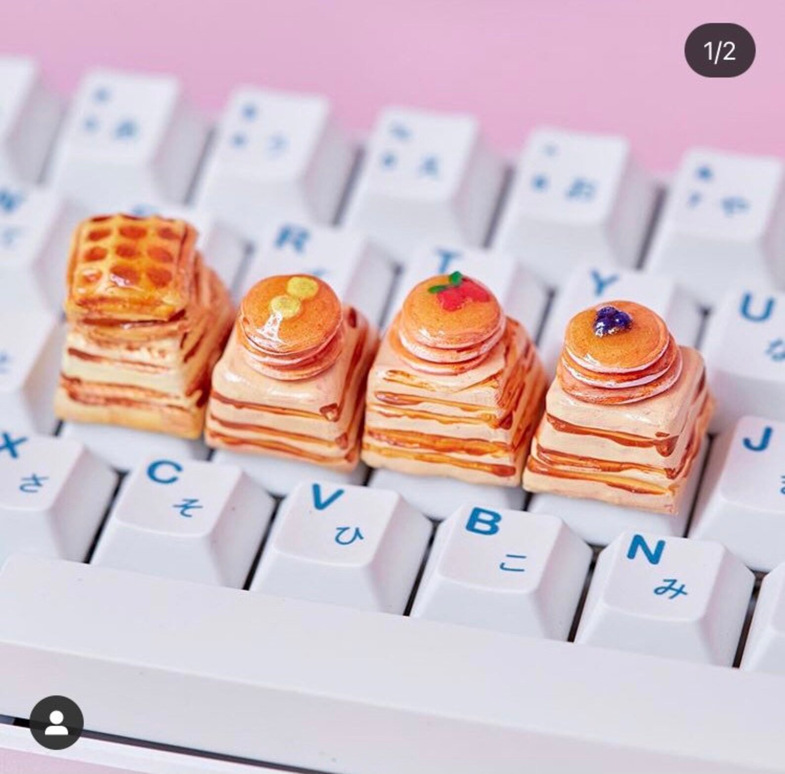 Waffle Artisan KeycapWaffle Keycap Waffle Keycap Food Etsy