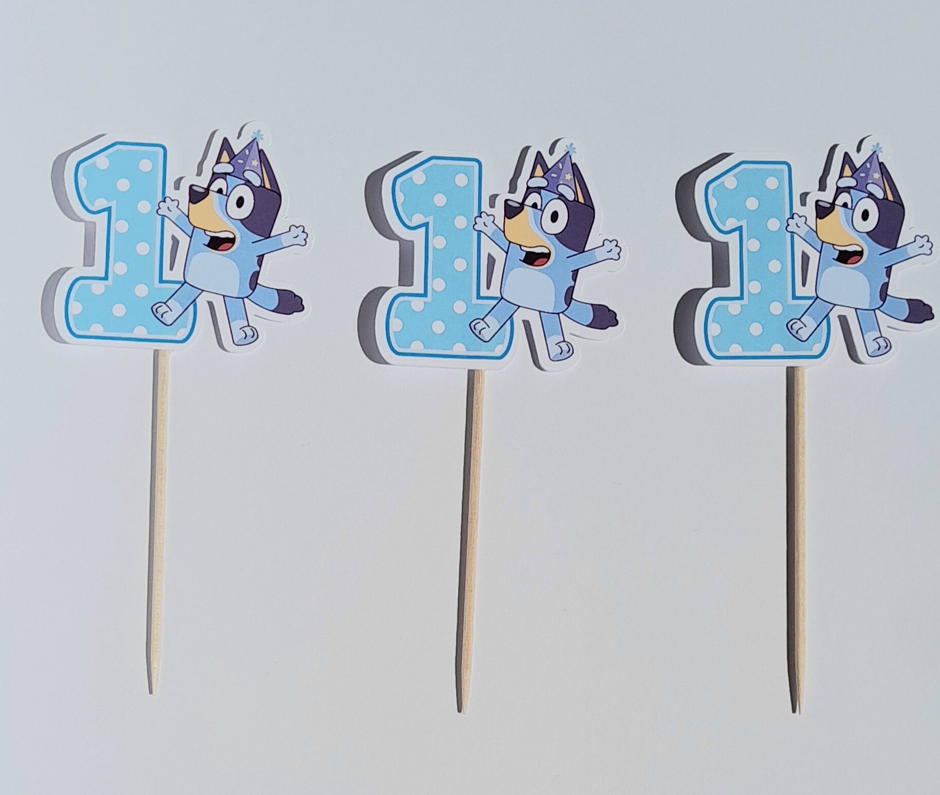 Bluey Theme Printed Toppers