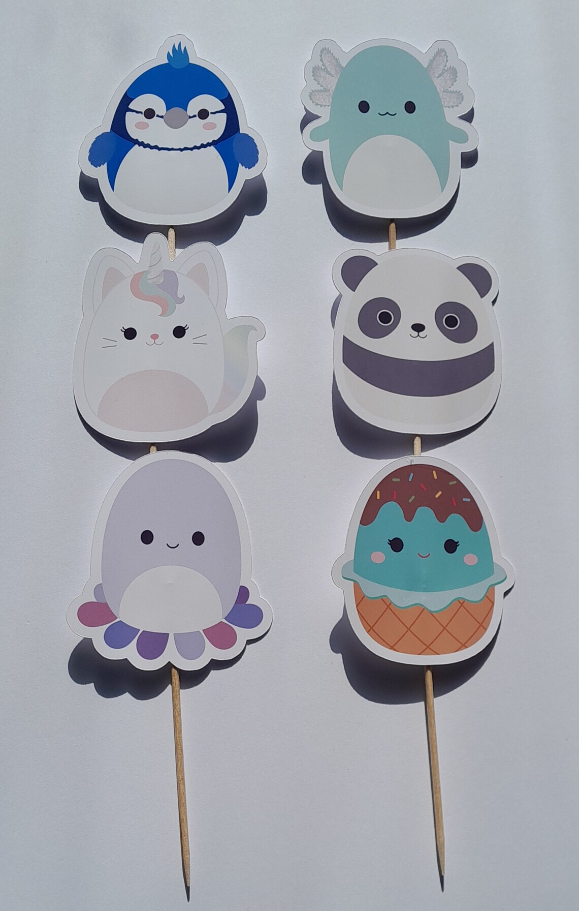 Squishmallow Cupcake Toppers Squishmallow Party Squishmallow - Etsy