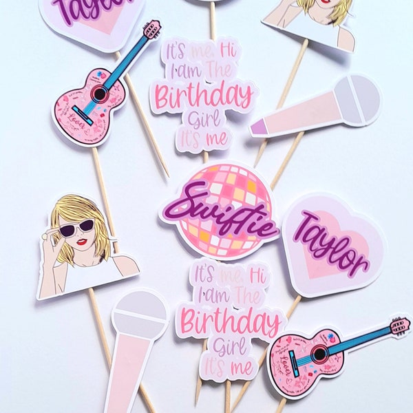 Taylor Swift cupcake topper cake topper