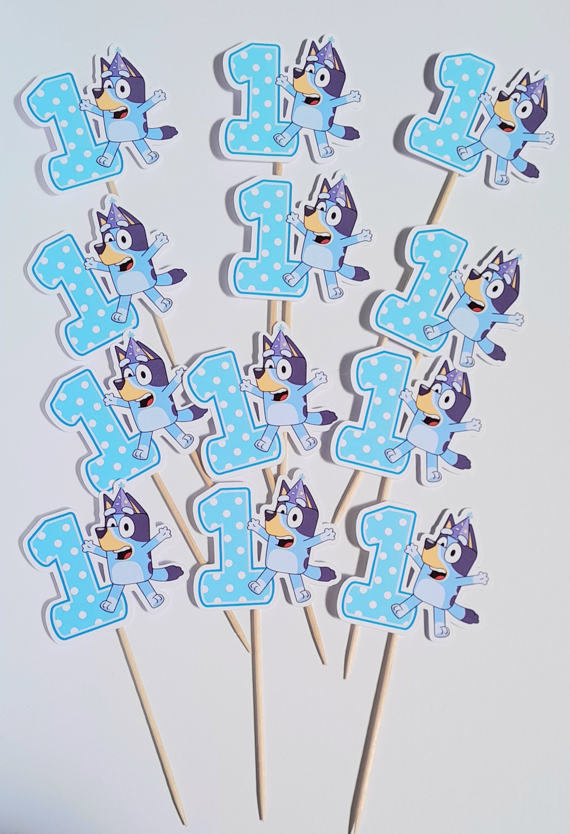 Bluey Theme Printed Toppers