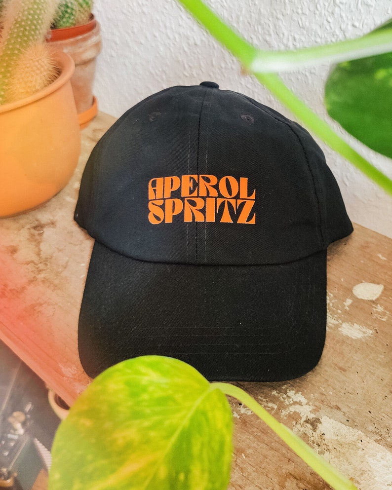 Aperol Spritz Mom & Dad Hat Retro Vintage Kappe Cap Holy Aperoli Aperol Cap Mütze Baseballcap Basecap Damen Herren Unisex Ramen Bild 4