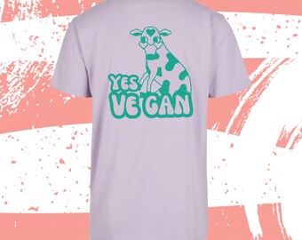 Yes,ve gan Unisex T-Shirt, go Vegan, Vegan Shirt, plant based, Not your Milk, Equal, Animal Suffering, Sustainable, Non Binary, Gift for vegans