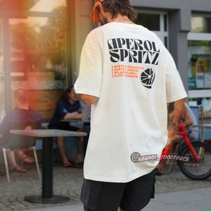 Aperol Spritz Shirt T-Shirt Cotton Unisex Holy Aperoli Vintage Shirt Gift Birthday Cocktail Aperol Shirt Men Women Drinks image 1