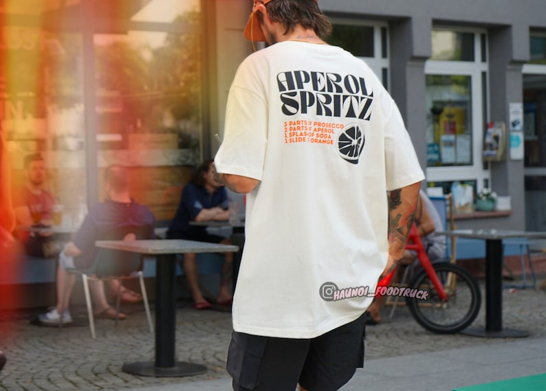 Aperol Spritz Shirt T-Shirt Cotton Unisex Holy Aperoli Vintage Shirt Gift Birthday Cocktail Aperol Shirt Men Women Drinks image 1