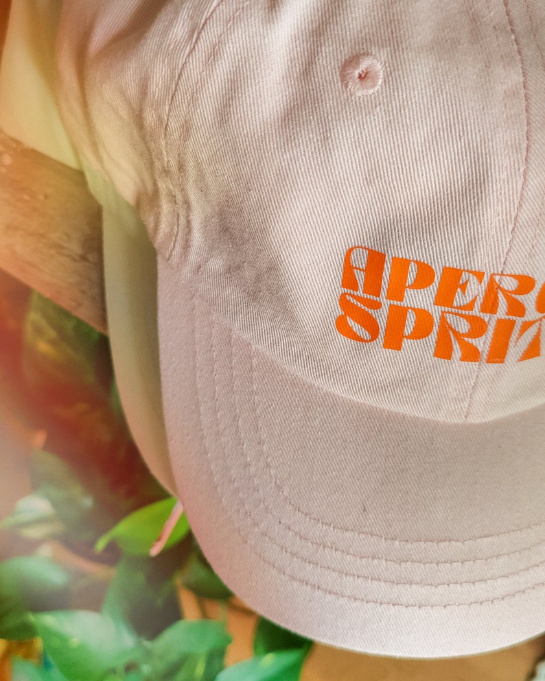 Aperol Spritz Mom & Dad Hat Retro Vintage Kappe Cap Holy Aperoli Aperol Cap Mütze Baseballcap Basecap Damen Herren Unisex Ramen Bild 5