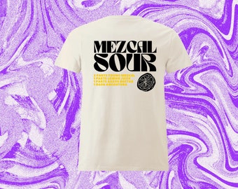 Berlin Mezcal Sour Spritz Shirt T-Shirt Bio Baumwolle Unisex Vintage Shirt Geschenk Geburtstag Cocktail T-Shirt Shirt Herren Damen Mann Frau
