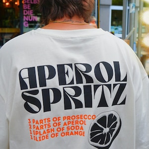 Aperol Spritz Shirt T-Shirt Cotton Unisex Holy Aperoli Vintage Shirt Gift Birthday Cocktail Aperol Shirt Men Women Drinks image 5