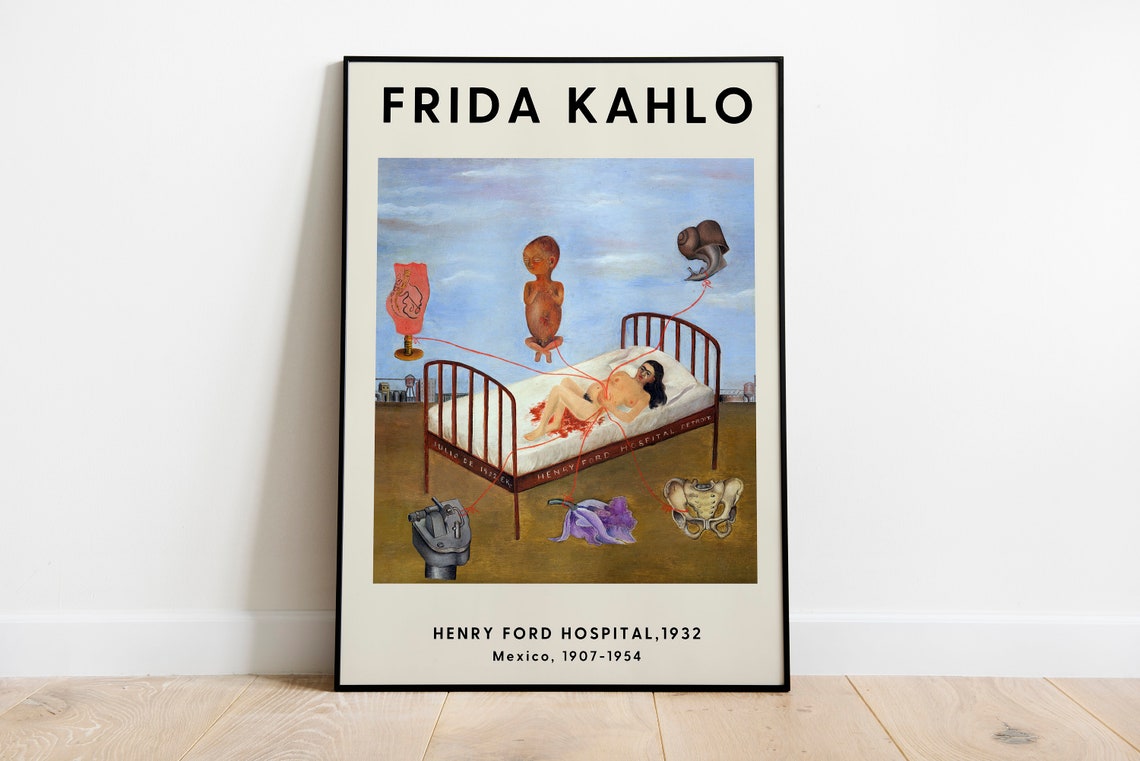 Frida Kahlo Henry Hospital 1932 Kahlo Poster Frida Khalo - Etsy.de