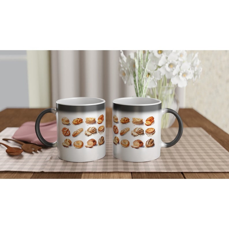 Baker Gift. Bread Baking Gift. Sourdough Gifts. Funny Baking Fanatic Magic Mug. Bread Coffee