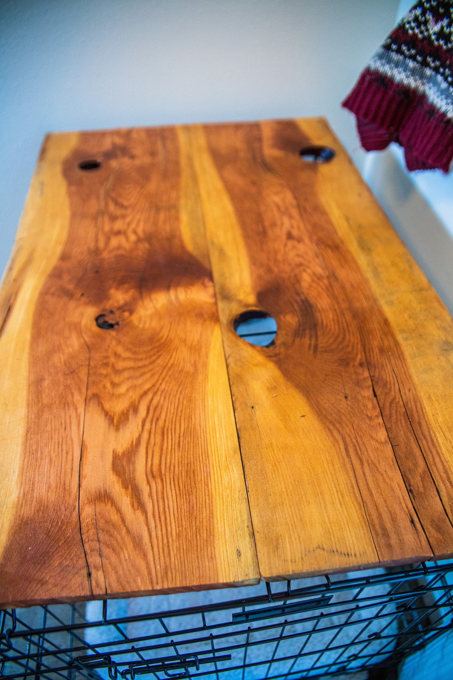 Reclaimed Wood Dog Crate Table Top/Dog Crate Topper/Dog Kennel Etsy