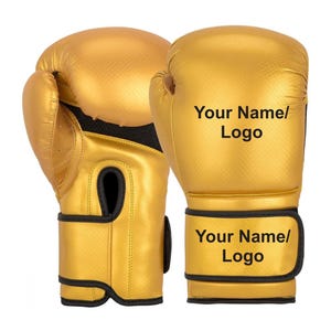 Guantes de boxeo personalizados: nombre y logotipo bordados a medida