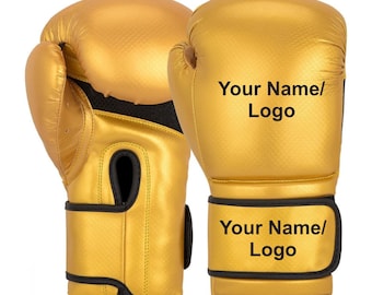 Personalized Boxing Gloves: Custom Embroidered Name & Logo