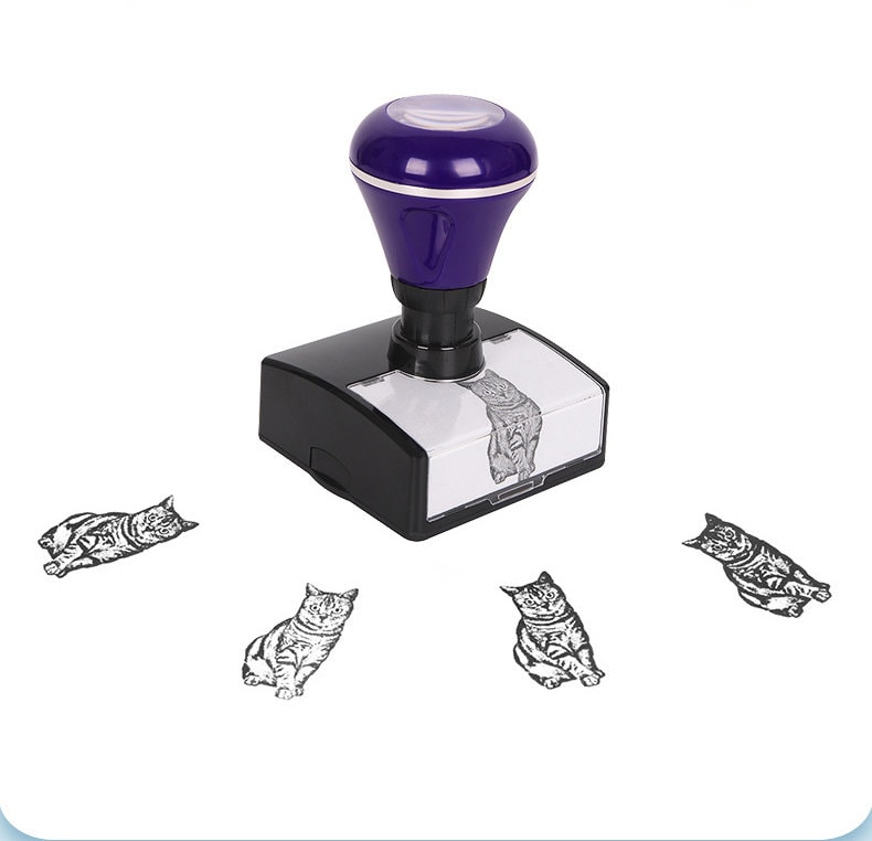 Custom Pet Stamp - Personalized Cat Memorial Stamp for Pet Loss - Unique Gift for Pet Lovers